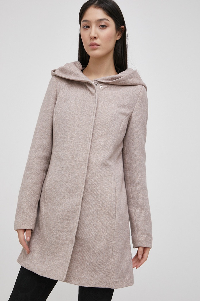 Vero Moda Płaszcz pozostałe beżowy 10202688.Etherea