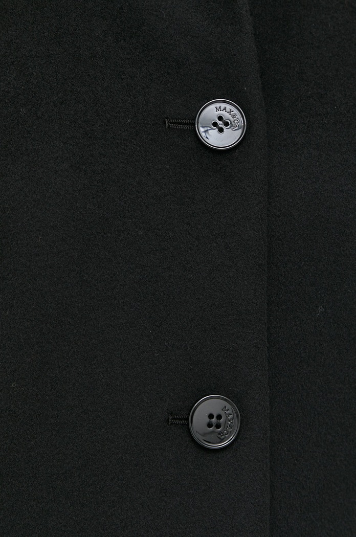 MAX&Co. płaszcz wełniany 40149622 czarny