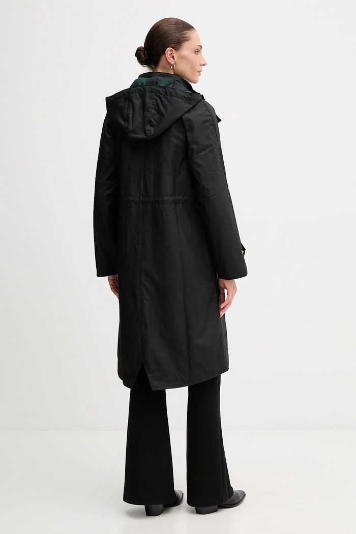 Oblečenie Bunda parka Barbour Long Cannich Wax LWX1264 čierna