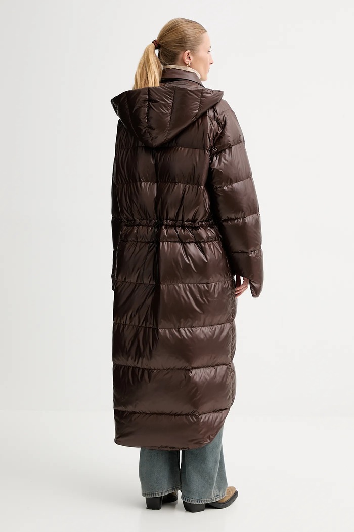 Oblečenie Páperová bunda MMC STUDIO RODA.COAT hnedá