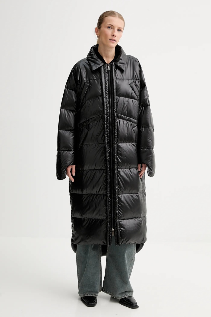 Пухено яке MMC STUDIO с изолация черен RODA.COAT