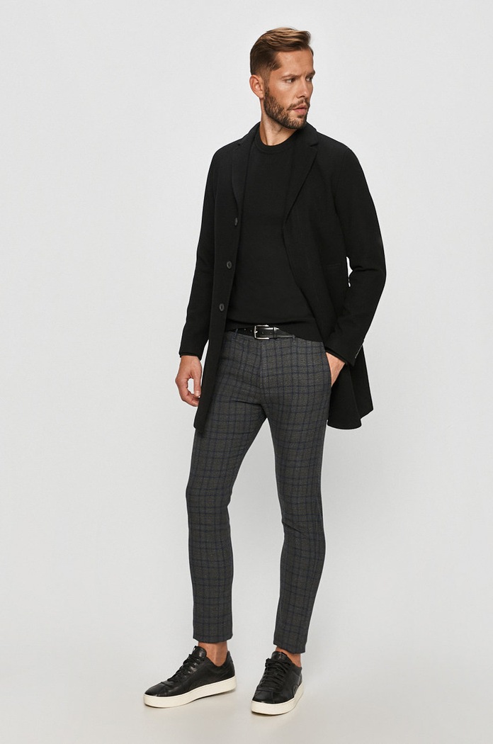 Selected Homme Palton 16075841 negru AA00