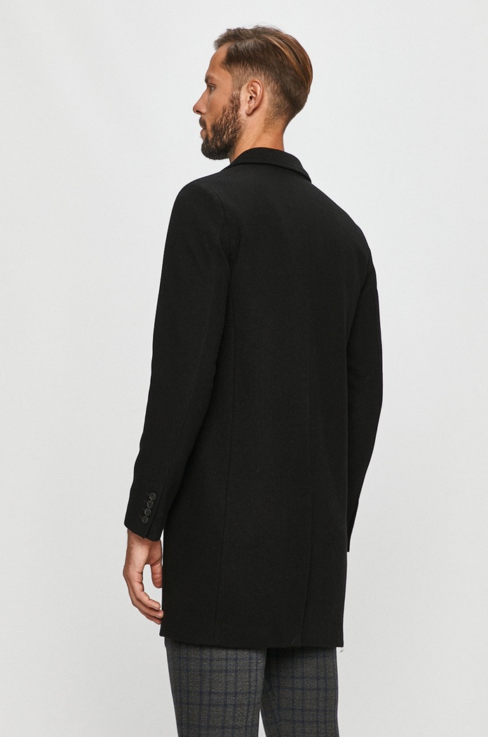 Îmbrăcăminte Selected Homme Palton 16075841 negru