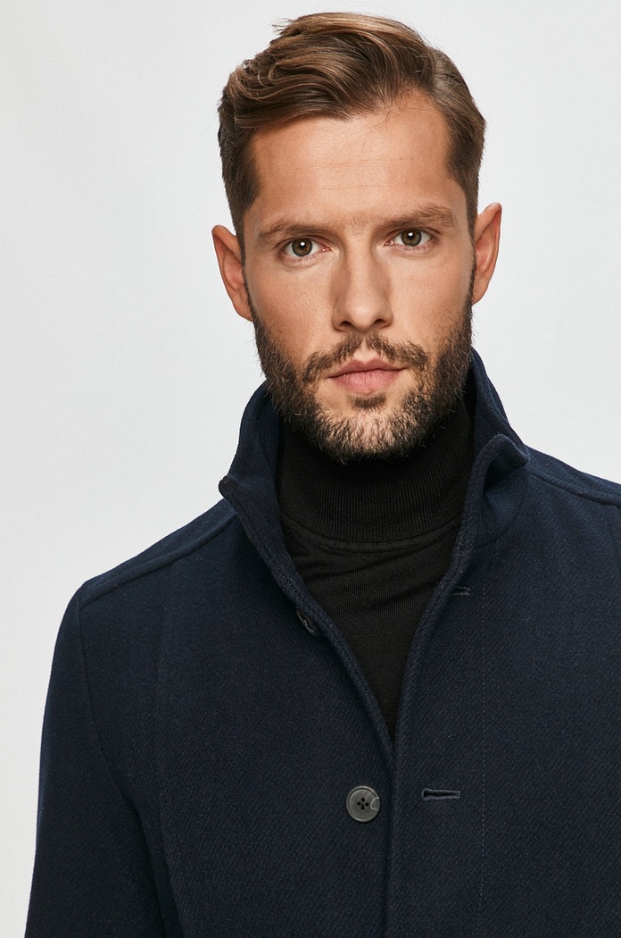 Selected Homme - Palton bleumarin 16075846