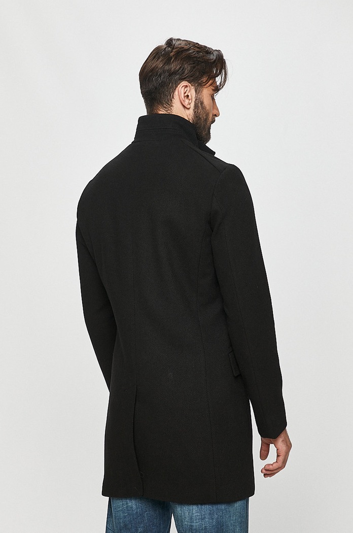 Oblečenie Selected Homme - Kabát 16075846 čierna