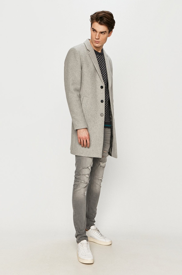 Jack & Jones - Płaszcz 12171374 szary AA00