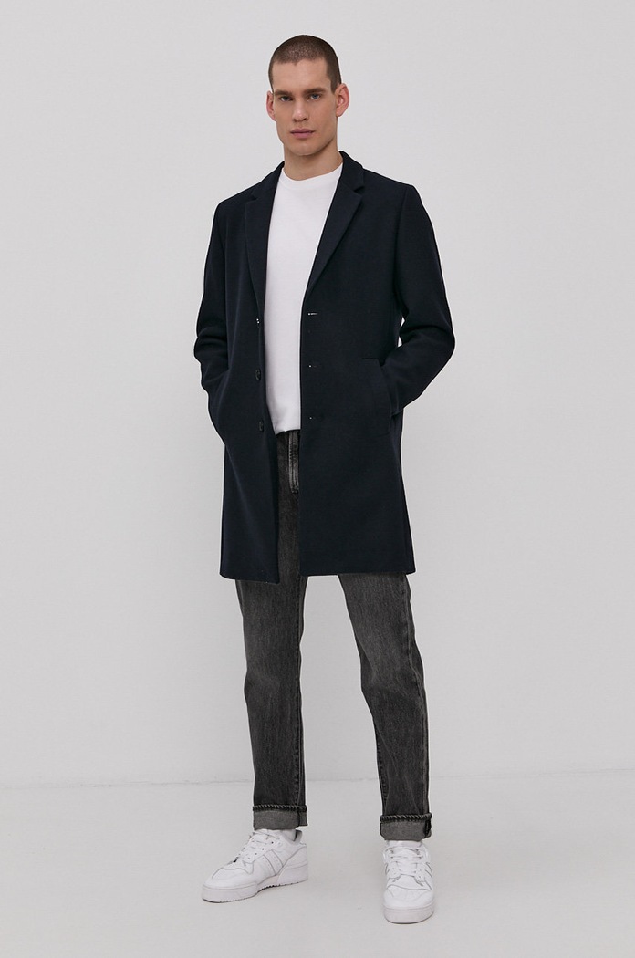 Jack & Jones Kabát 12171374 tmavomodrá AA00