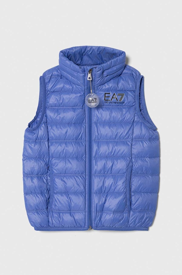 EA7 Emporio Armani gyerek mellény enyhén szigetelt kék 8NBQ02.BN29Z