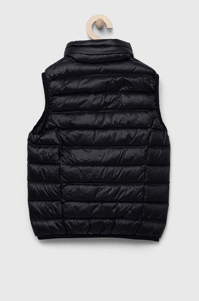 EA7 Emporio Armani bezrękawnik puchowy dziecięcy 8NBQ02.BN29Z czarny AA00