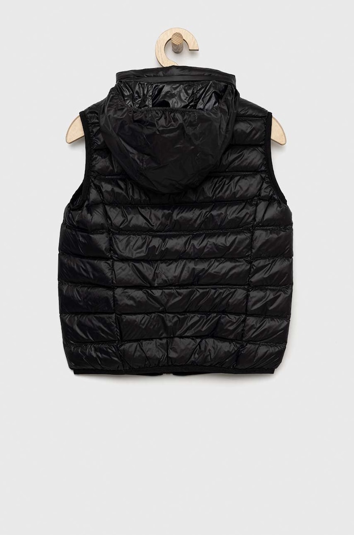 Chłopiec EA7 Emporio Armani bezrękawnik puchowy dziecięcy 8NBQ02.BN29Z czarny