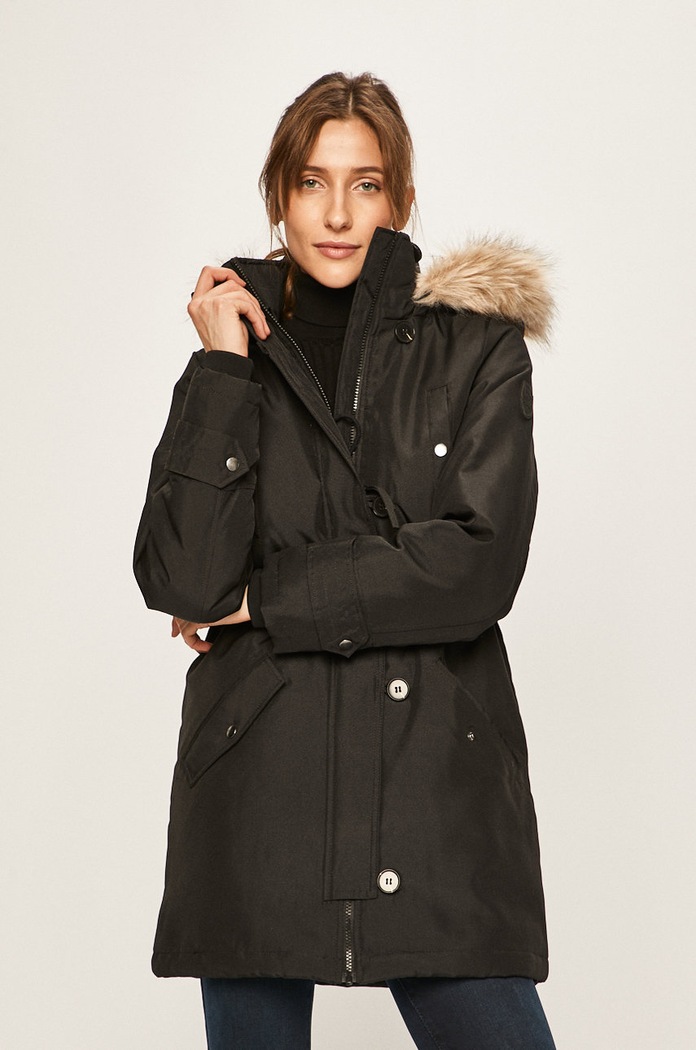Vero Moda - Jakna s kapuljačom crna 10214816