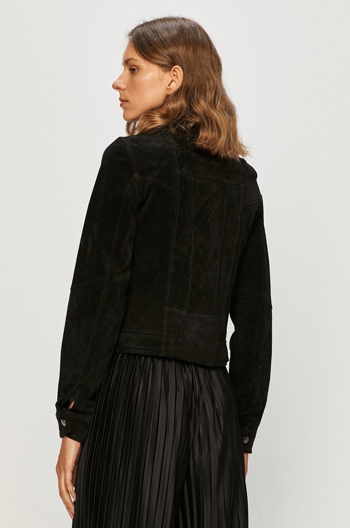 Odzież Vero Moda Kurtka skórzana 10222395 czarny