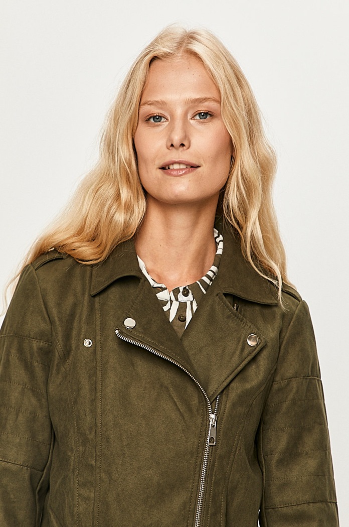 Jacqueline de Yong - Geaca ramones verde 15212258