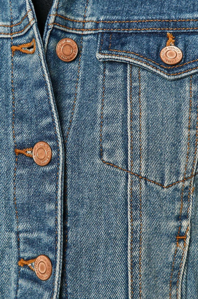 Vero Moda - Rifľová bunda 10240482 modrá