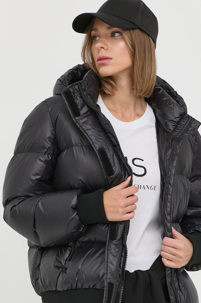 Armani Exchange kurtka puchowa pozostałe czarny 8NYB40.YNYNZ.NOS