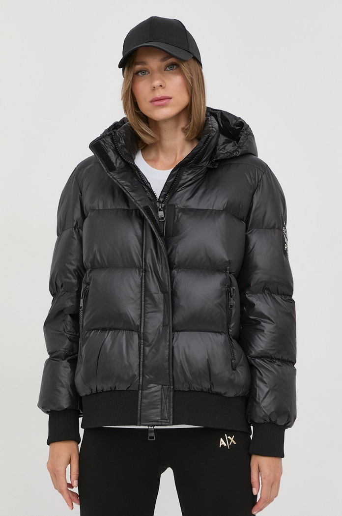 Armani Exchange kurtka puchowa czarny 8NYB40.YNYNZ.NOS