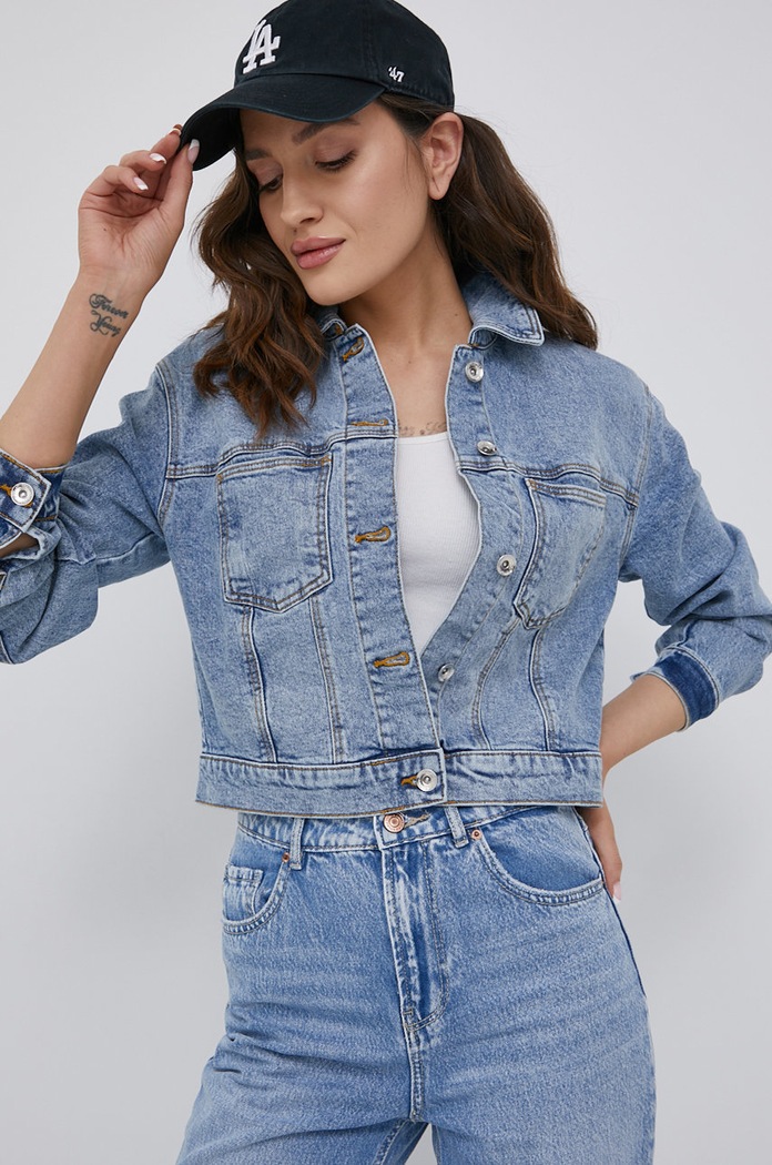 Džínová bunda Vero Moda modrá 10258263.LightBlue3