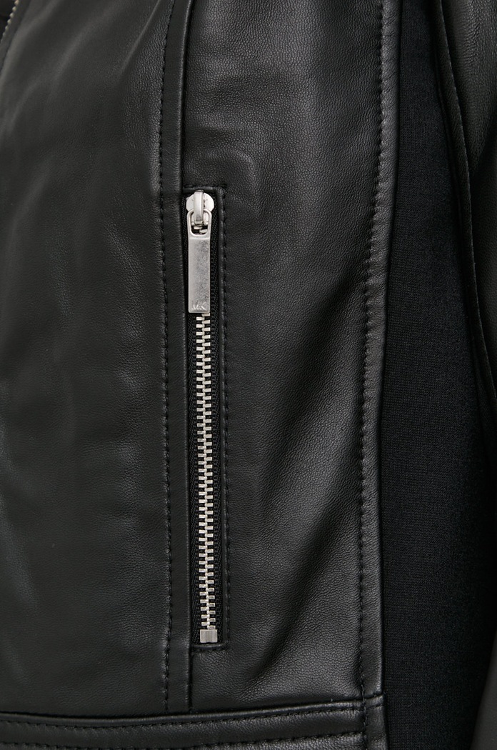 MICHAEL Michael Kors geaca de piele MB92J0B8RK negru