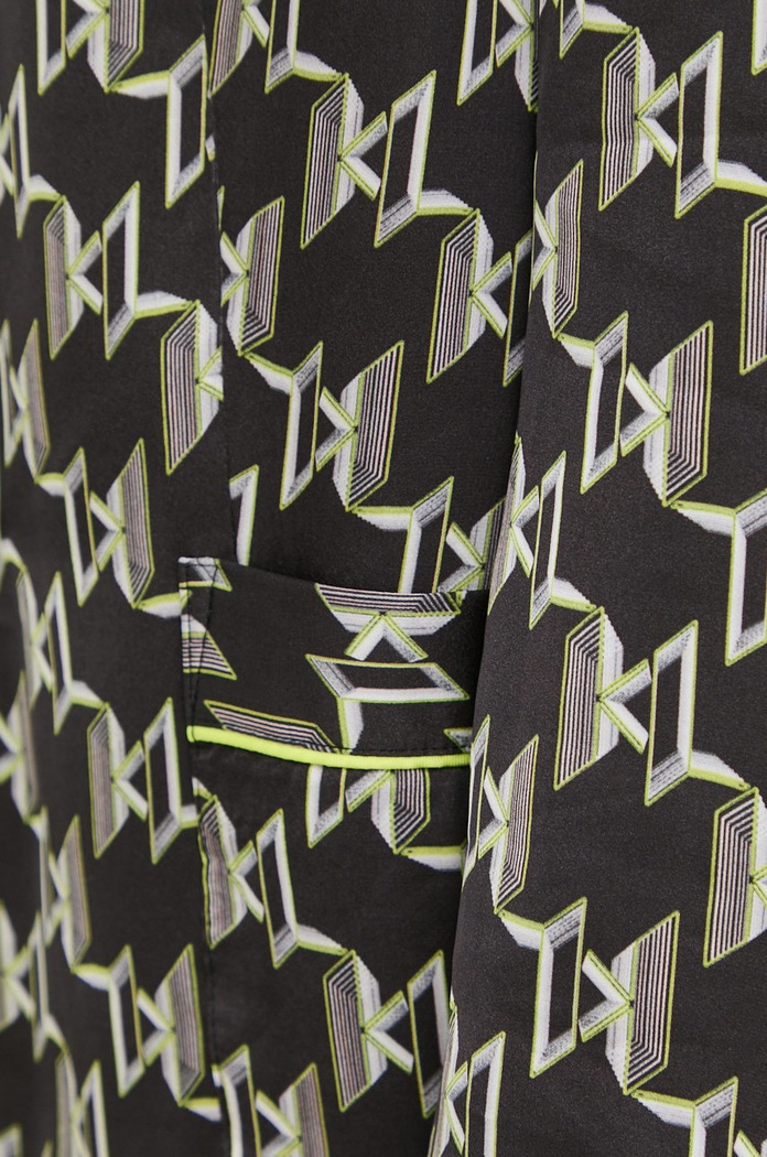 Karl Lagerfeld marynarka 225W1406 zielony