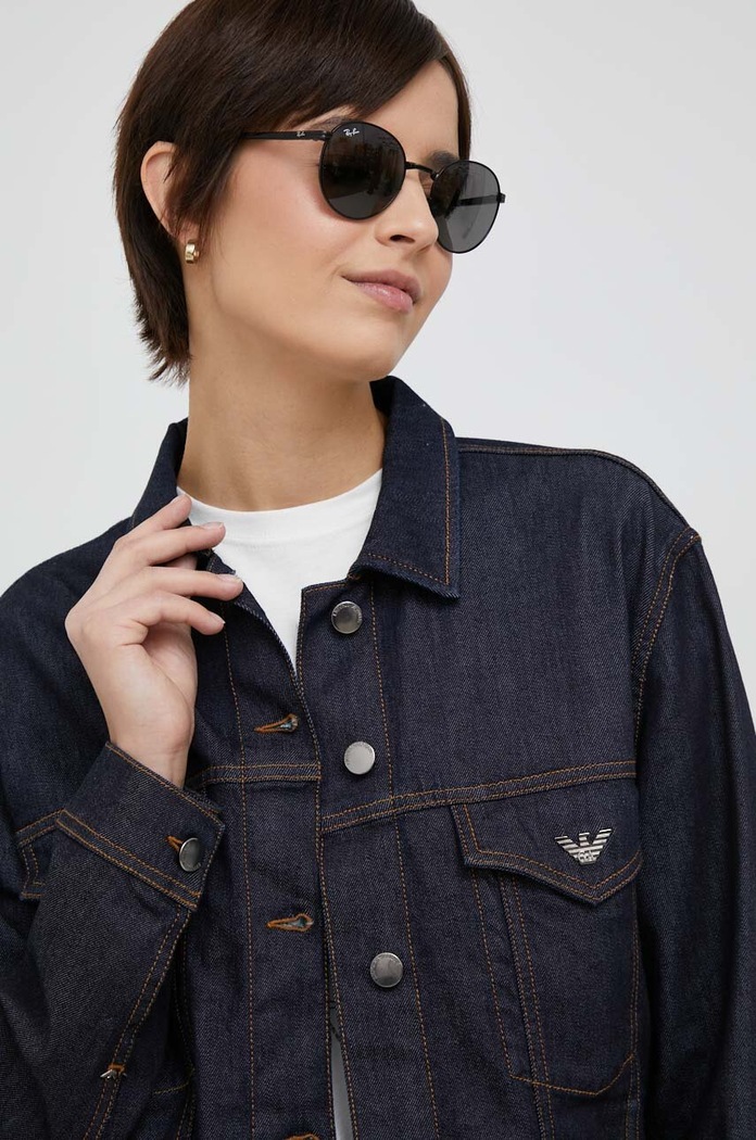 Emporio Armani geacă din denim bleumarin 8N2B82.2DG5Z.NOS