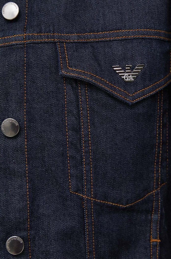 Emporio Armani geacă din denim 8N2B82.2DG5Z.NOS bleumarin