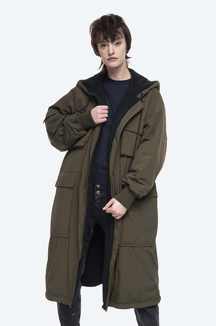Bunda parka Iceberg oversize zelená 20II2PO0415A30
