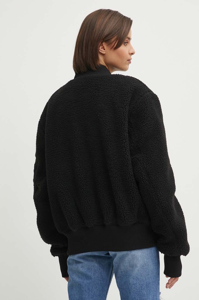Bunda Alpha Industries Ma-1 Teddy 108102.03 čierna AA00