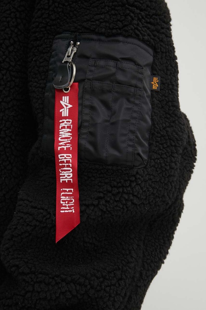 Bunda Alpha Industries Ma-1 Teddy 108102.03 čierna