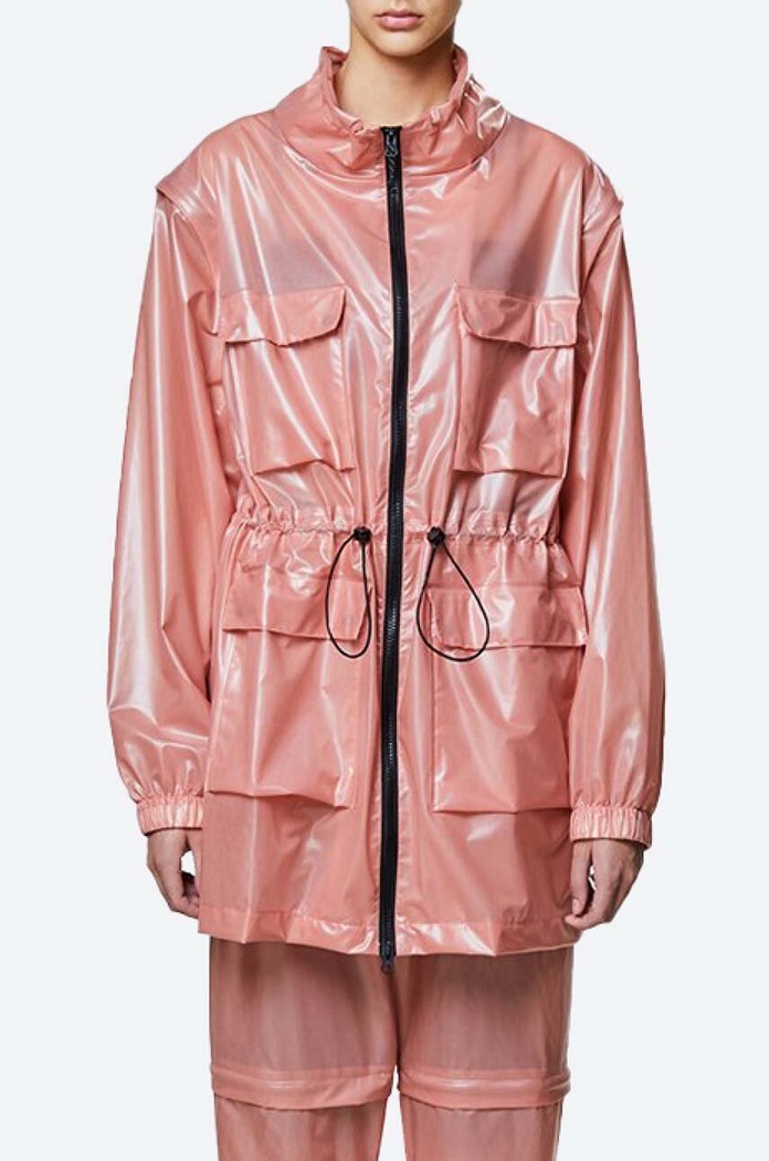 Pláštěnka (parka) Rains Ultralight Zip Off Parka 1846 SHADOW BLUSH nezateplené růžová 1846.SHADOWBLUSH