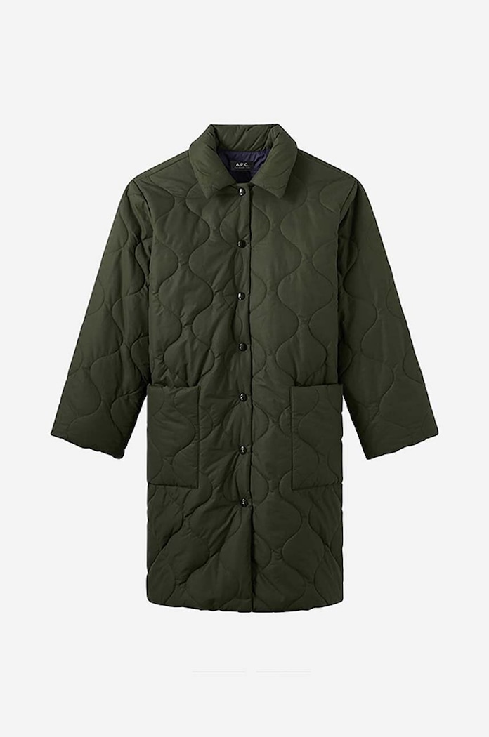 Куртка A.P.C. Manteau Sarah зелений COEZV.F01502