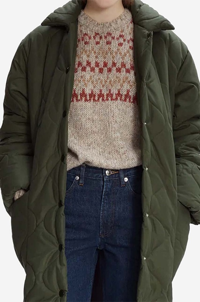 Куртка A.P.C. Manteau Sarah COEZV.F01502 зелений