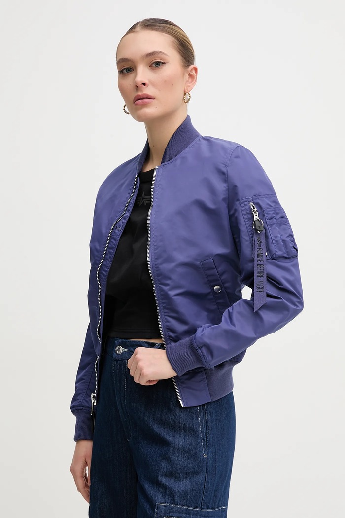 Alpha Industries geaca bomber MA-1 VF LW violet 156001