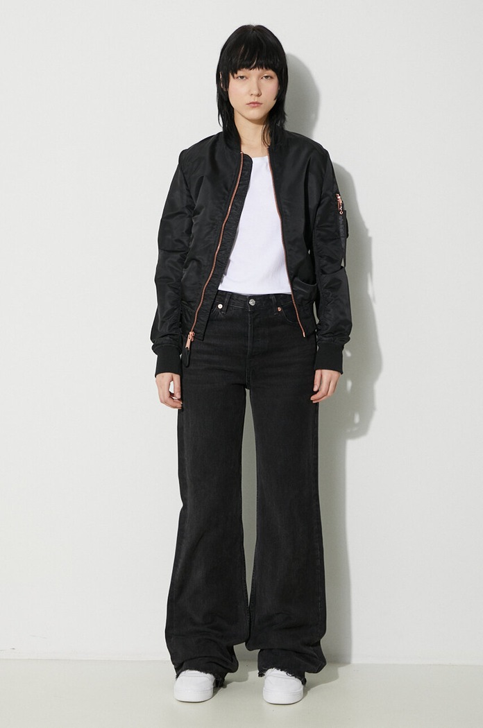 Bomber bunda Alpha Industries MA-1 VF LW 156001 černá SS26