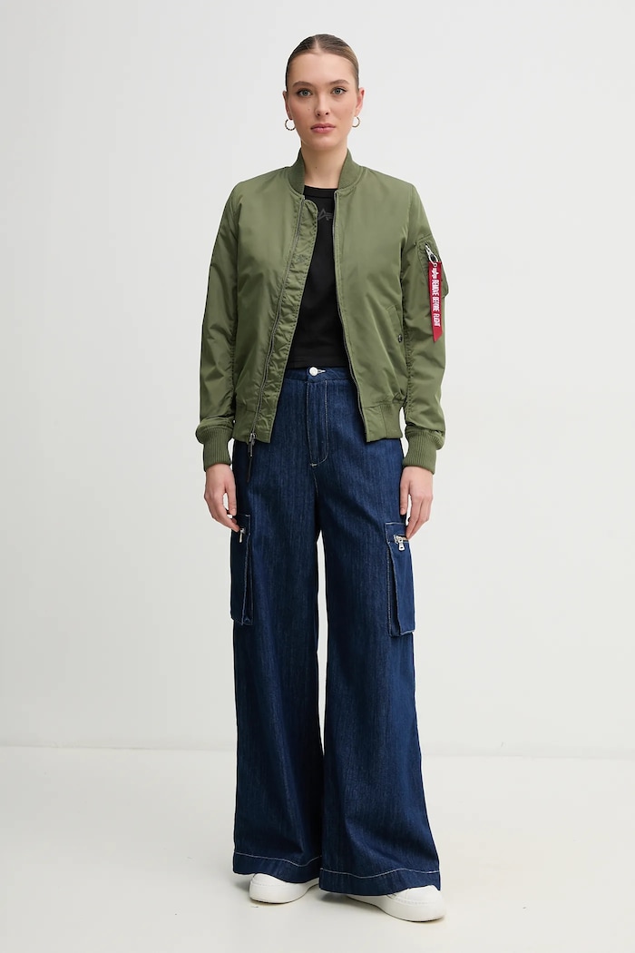 Alpha Industries kurtka bomber MA-1 TT 141041 01 141041.01 zielony SS26