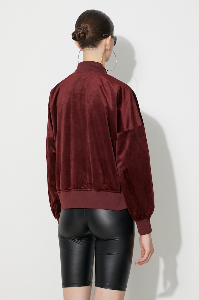 Clothing Alpha Industries bomber jacket MA-1 OS Velvet 106002.184 maroon