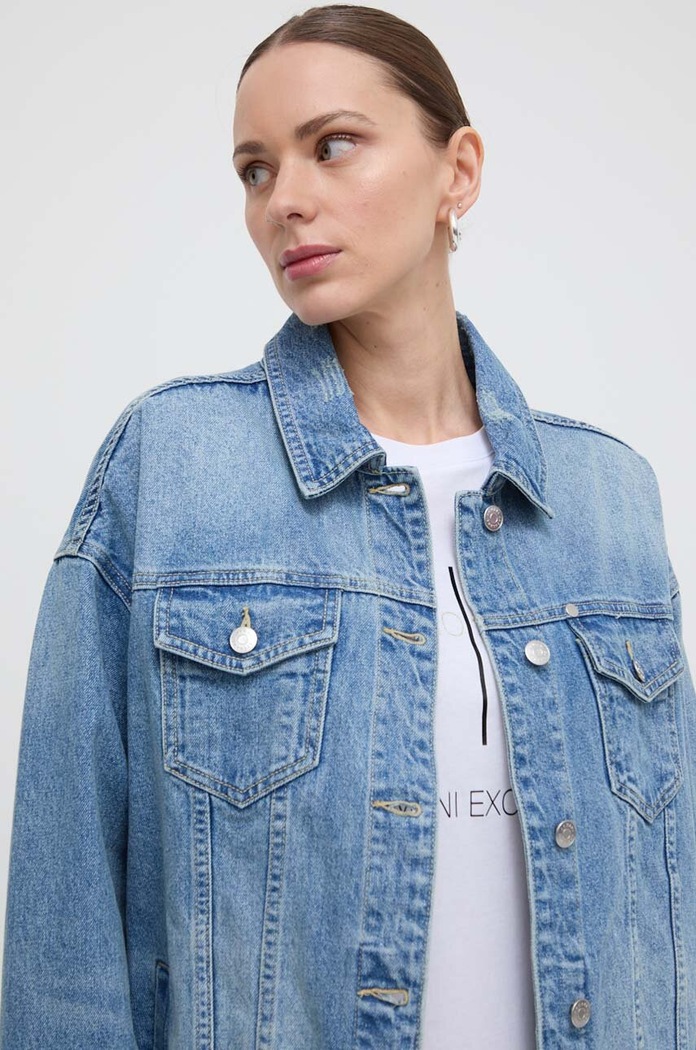 Дънково яке Armani Exchange син 8NYB34.Y4AAZ.NOS