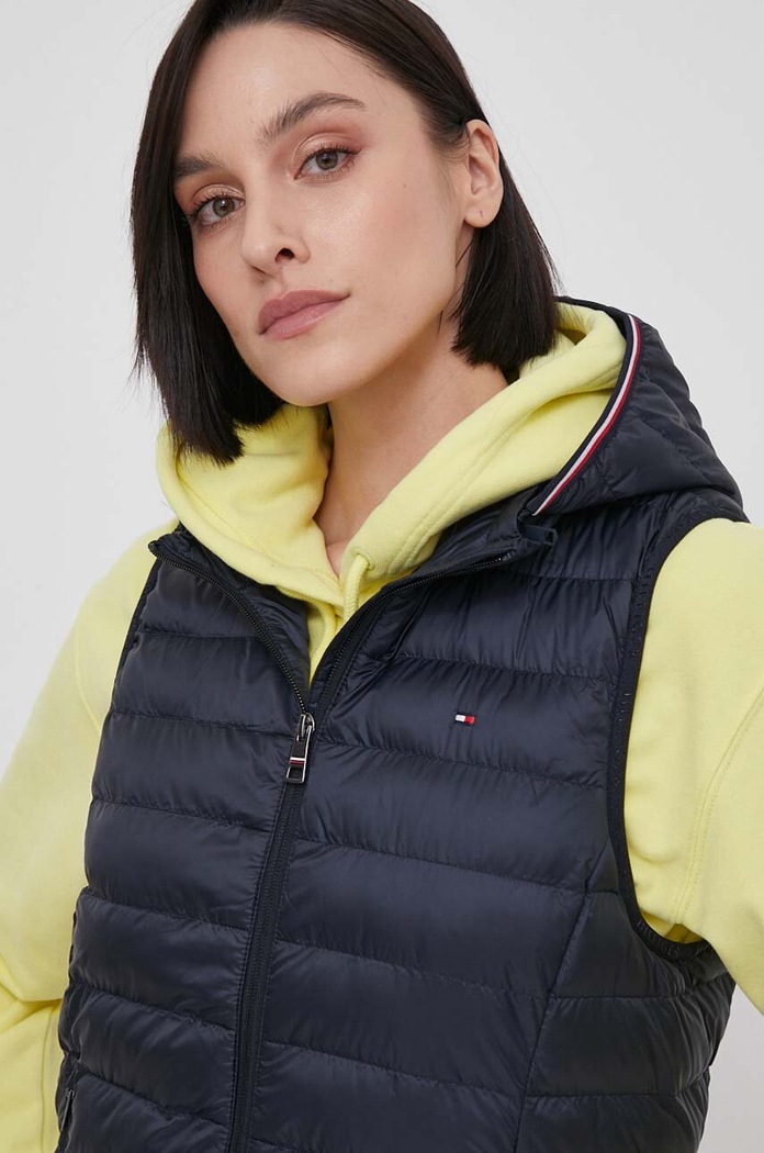 Vesta Tommy Hilfiger tmavomodrá WW0WW42051