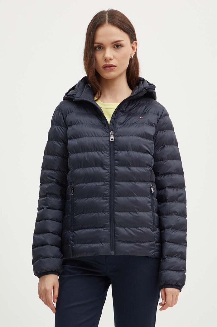 Bunda Tommy Hilfiger přechodné námořnická modř WW0WW42046