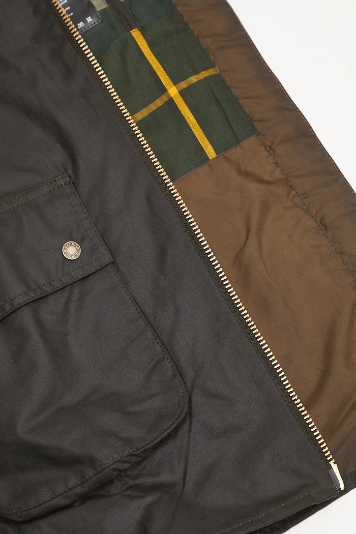 Barbour giacca Highclere Wax Jacket LWX1262 verde