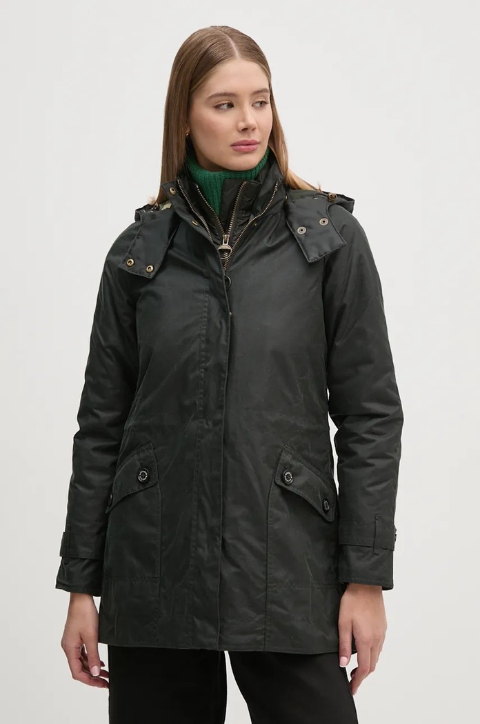 Μπουφάν Barbour Cannich Wax άλλο πράσινο LWX1179