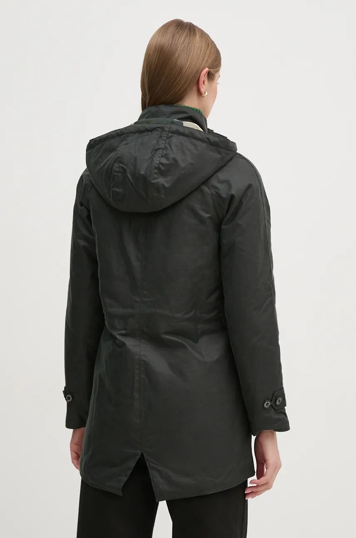Ρούχα Μπουφάν Barbour Cannich Wax LWX1179 πράσινο
