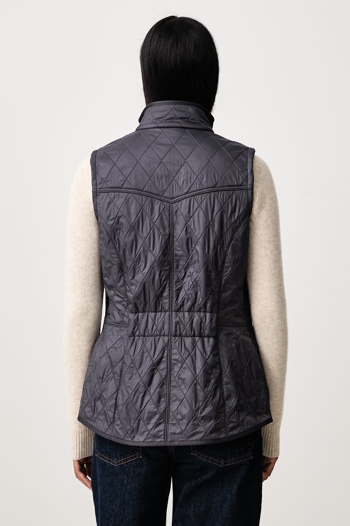 Odzież Barbour Bezrękawnik damski CAVALRY LGI0016 granatowy