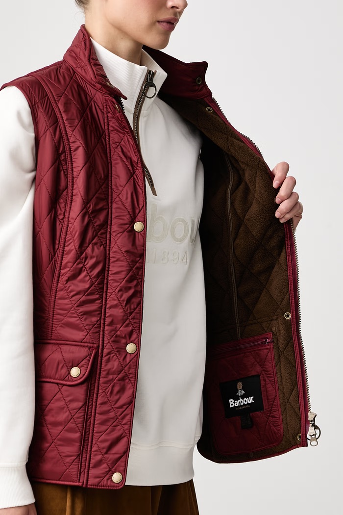 Barbour Bezrękawnik damski Wray Quilted Gilet LGI0017
