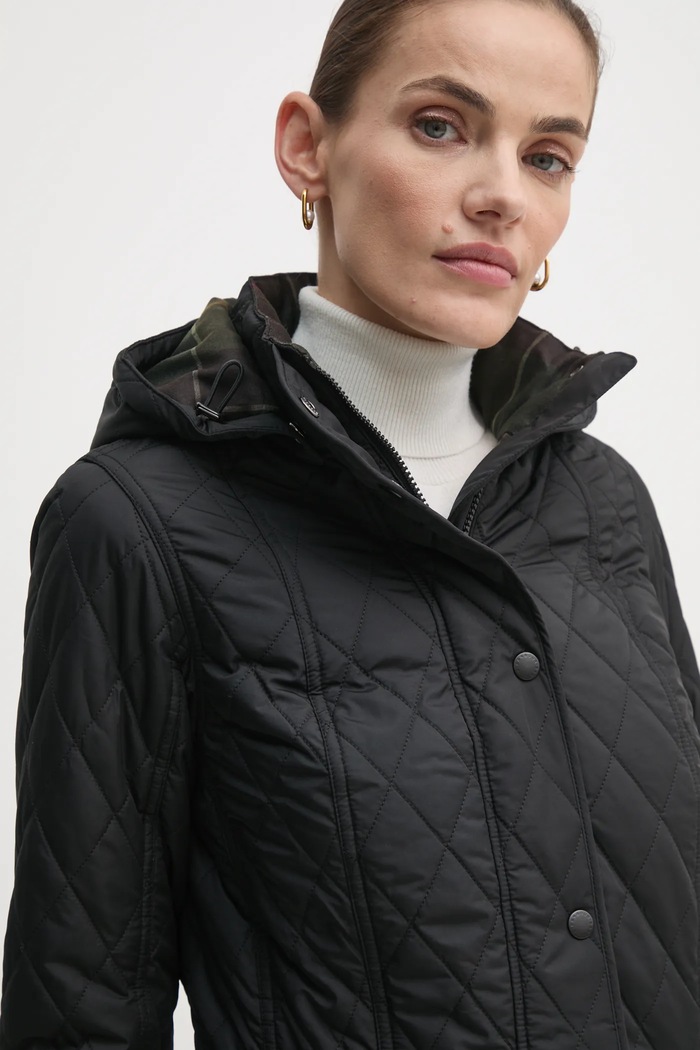 Barbour giacca Millfire Quilt nero LQU0665