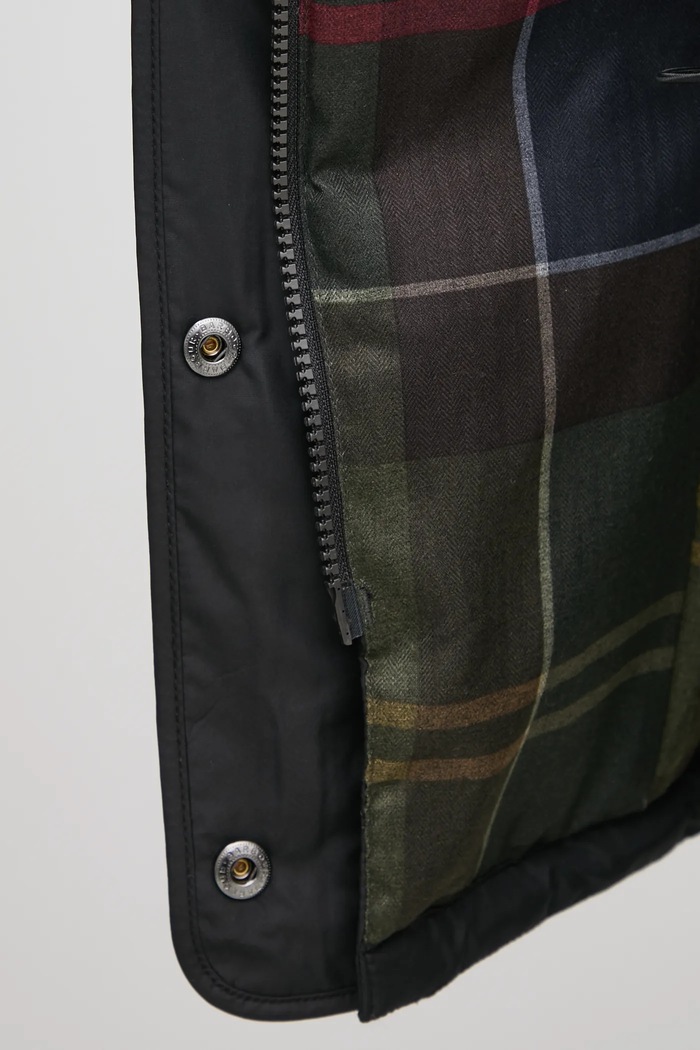 Barbour giacca Millfire Quilt LQU0665 nero
