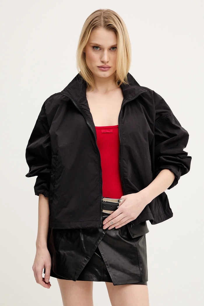Jakna Diesel G-LEAM JACKET S podlogo črna A16815.0AKAD