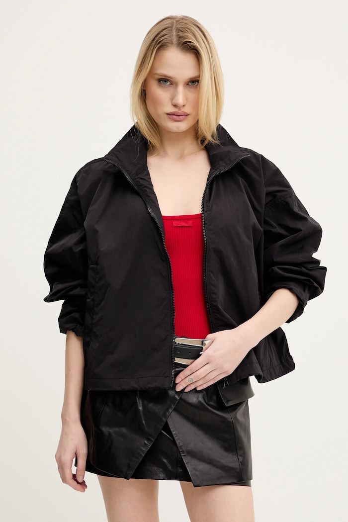 Jakna Diesel G-LEAM JACKET S podlogo črna A16815.0AKAD