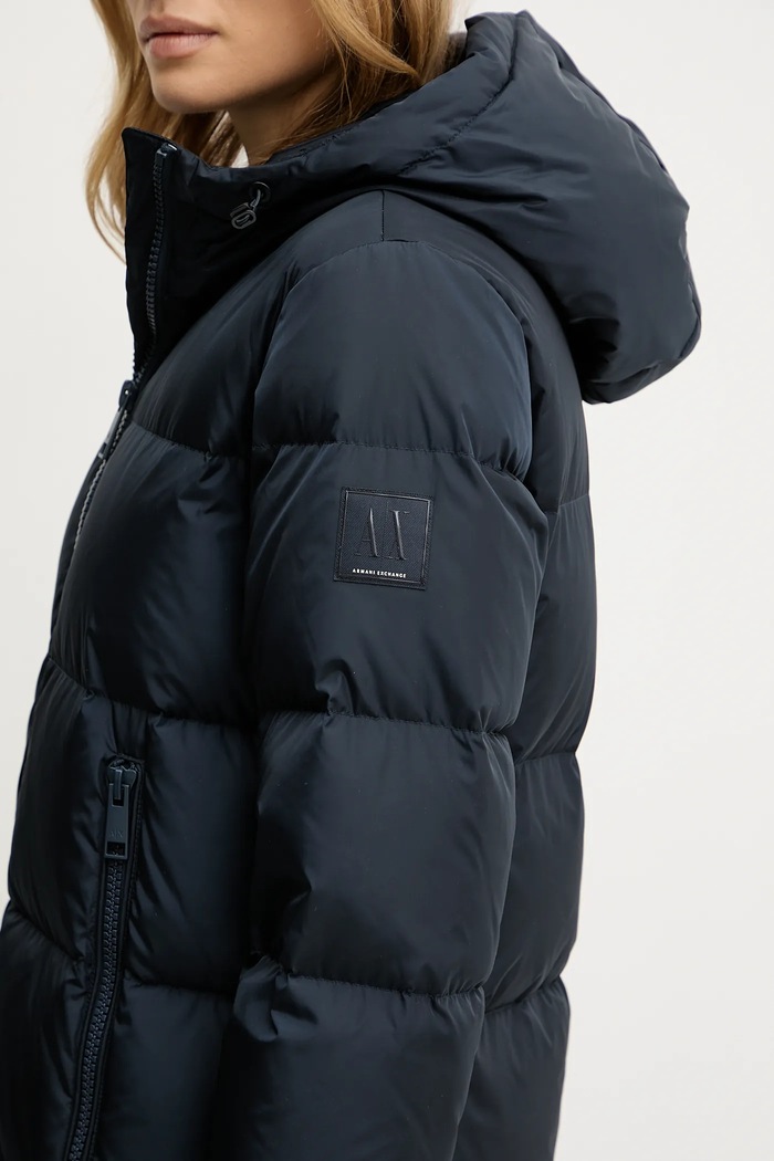 Páperová bunda Armani Exchange XW000251.AF12286.NOS tmavomodrá