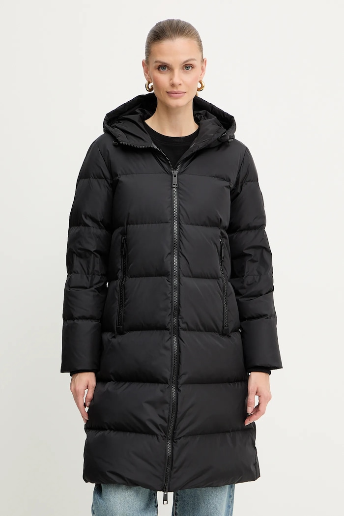 Pernata jakna Armani Exchange s kapuljačom crna XW000251.AF12286.NOS