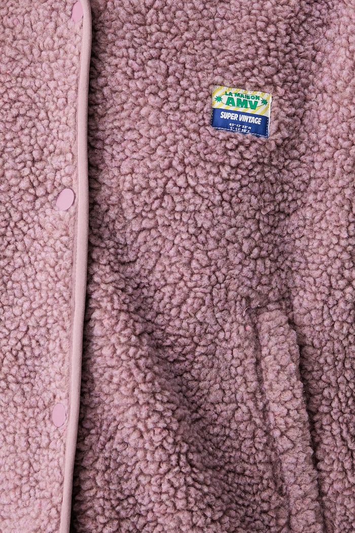 American Vintage vestă pentru femei din polar HOK16B roz